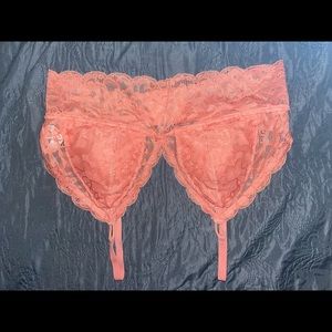 pink lace bralette